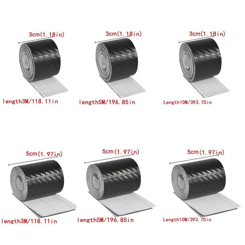 Nano Carbon Fiber Sticker DIY Paste Protector Strip Anti Scratch & Waterproof