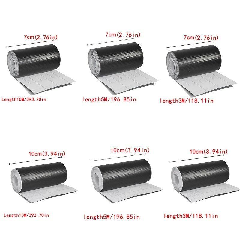 Nano Carbon Fiber Sticker DIY Paste Protector Strip Anti Scratch & Waterproof