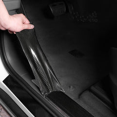 Nano Carbon Fiber Sticker DIY Paste Protector Strip Anti Scratch & Waterproof