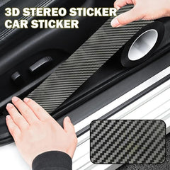 Nano Carbon Fiber Sticker DIY Paste Protector Strip Anti Scratch & Waterproof