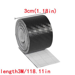 Nano Carbon Fiber Sticker DIY Paste Protector Strip Anti Scratch & Waterproof