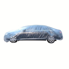 Disposable Transparent Car Cover - Protect Car from Dust & Rain