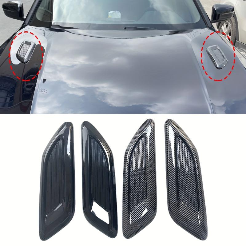 3pcs Car Air Flow Intake Hood Scoop Vent Bonnet Decorative Cover