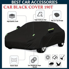 190T Car Cover Waterproof Sunscreen Anti Scratch Protection