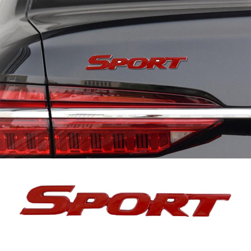 Stylish 3D Metal Sport Emblem for Auto Decoration