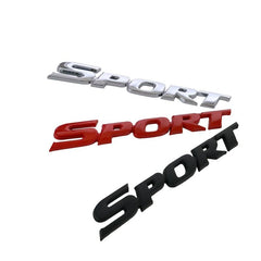 Stylish 3D Metal Sport Emblem for Auto Decoration
