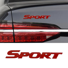 Stylish 3D Metal Sport Emblem for Auto Decoration