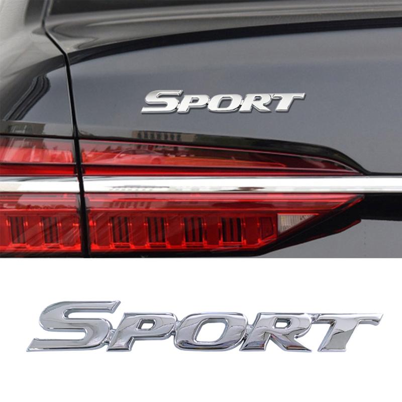 Stylish 3D Metal Sport Emblem for Auto Decoration