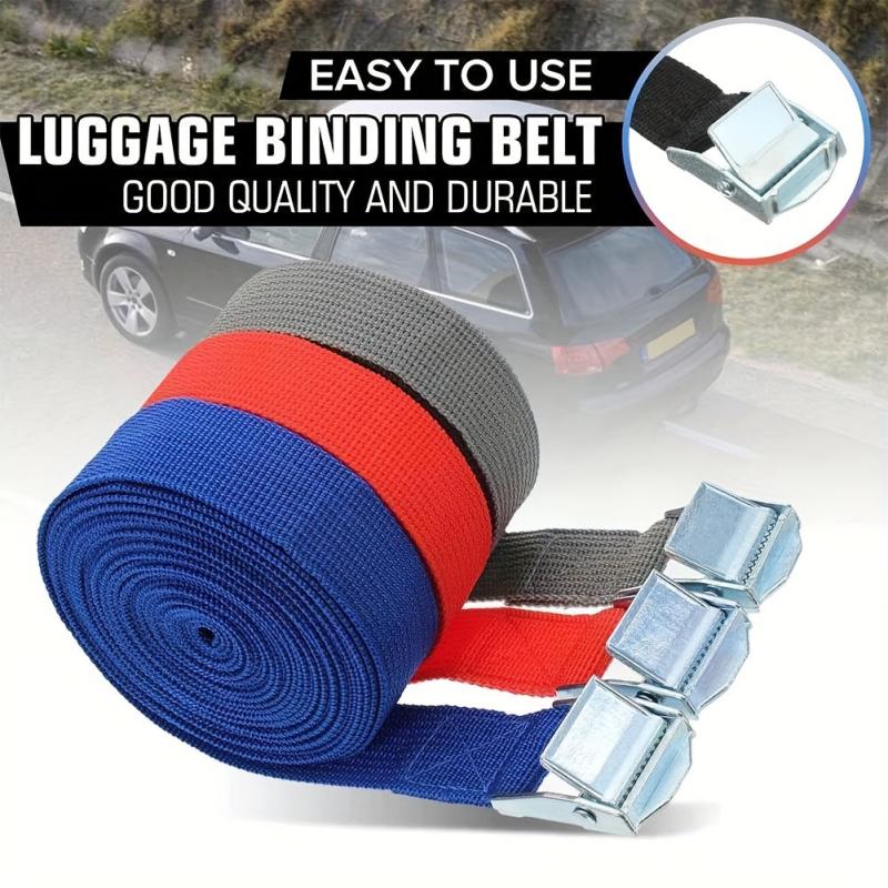 Heavy Duty Metal Buckle Tie Down Strap for Luggage Security
