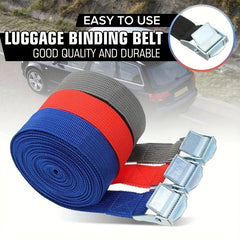 Heavy Duty Metal Buckle Tie Down Strap for Luggage Security