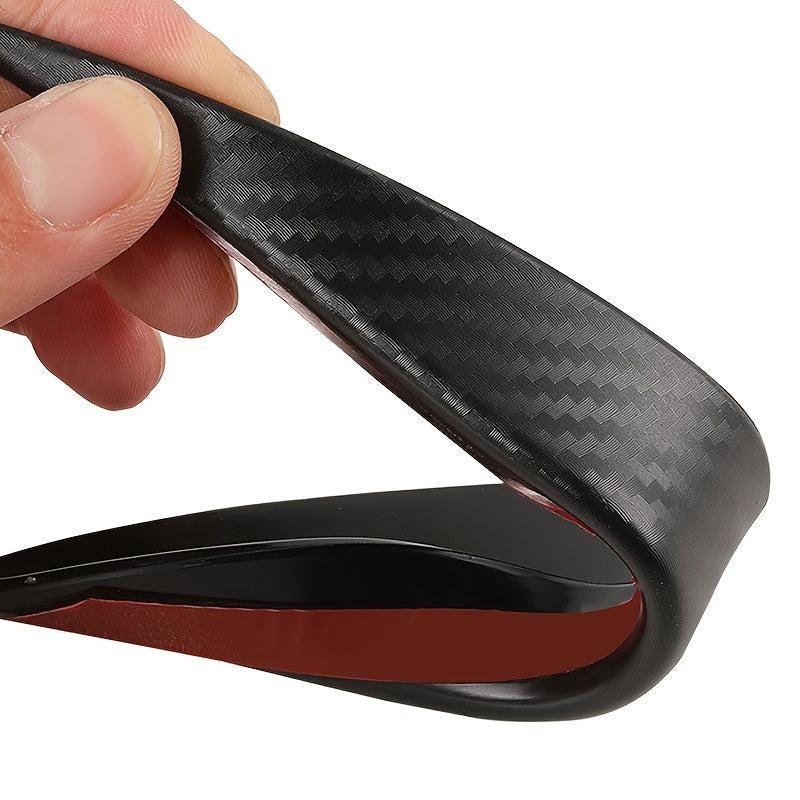 6Pcs Car Bumper Spoiler Protector Carbon Fiber Corner Guard