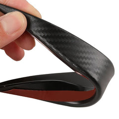 6Pcs Car Bumper Spoiler Protector Carbon Fiber Corner Guard