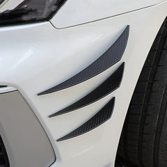 6Pcs Car Bumper Spoiler Protector Carbon Fiber Corner Guard