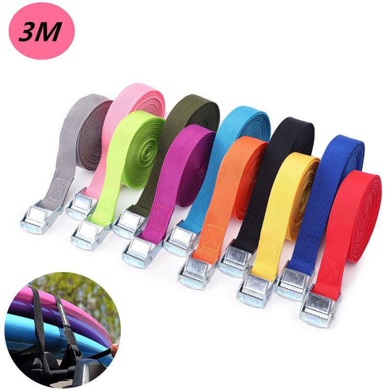 3M Buckle Tie Down Belt Cargo Straps for Car Truck Motorcycle Bike Tow Rope