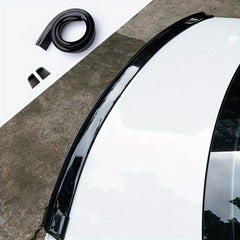 Universal Red Fiber Trunk Spoiler Lip Kit Car Rear Window Roof Spoiler