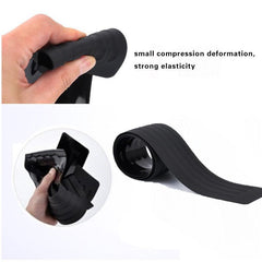 Universal Rear Bumper Guard Rubber Mouldings Pad Trim Cover Strip Car