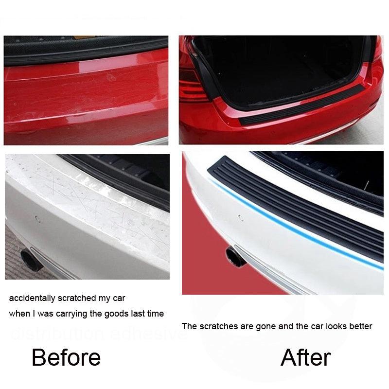 Universal Rear Bumper Guard Rubber Mouldings Pad Trim Cover Strip Car