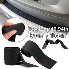 Universal Rear Bumper Guard Rubber Mouldings Pad Trim Cover Strip Car
