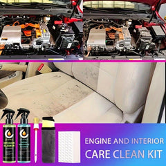 Car Engine and Interior Care Kit 50-200ml Cleaner