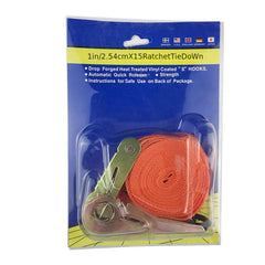 Car Tension Rope Tie Down Strap Ratchet Belt Luggage Bag Cargo Lashing
