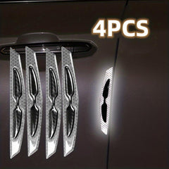 4pcs Car Door Bumper Strip Protect Collisions Scratches