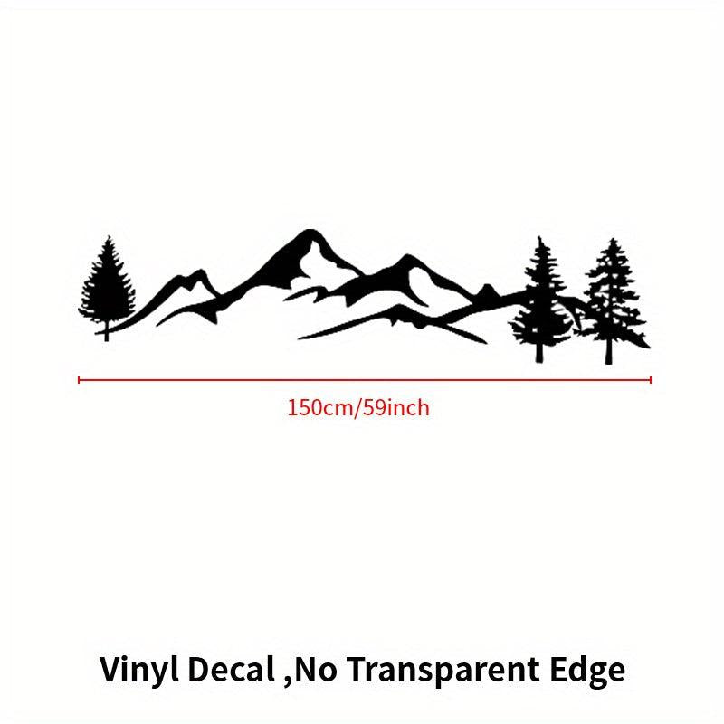 Mountain Tree Forest RV Graphic Vinyl Sticker