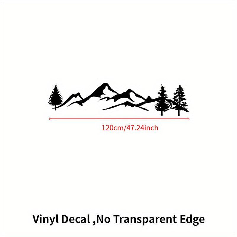 Mountain Tree Forest RV Graphic Vinyl Sticker