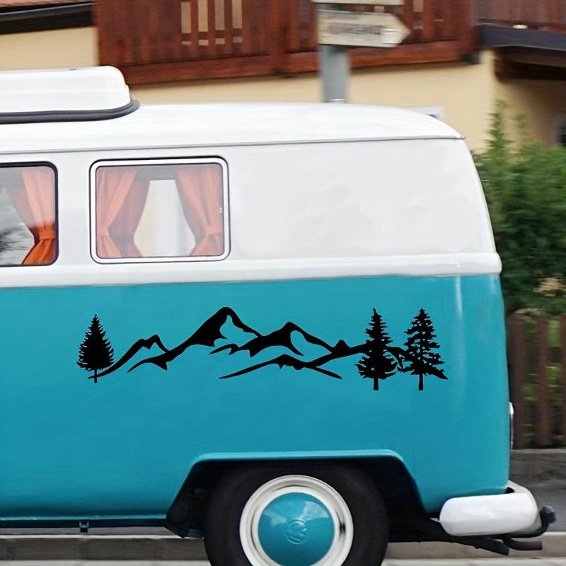 Mountain Tree Forest RV Graphic Vinyl Sticker