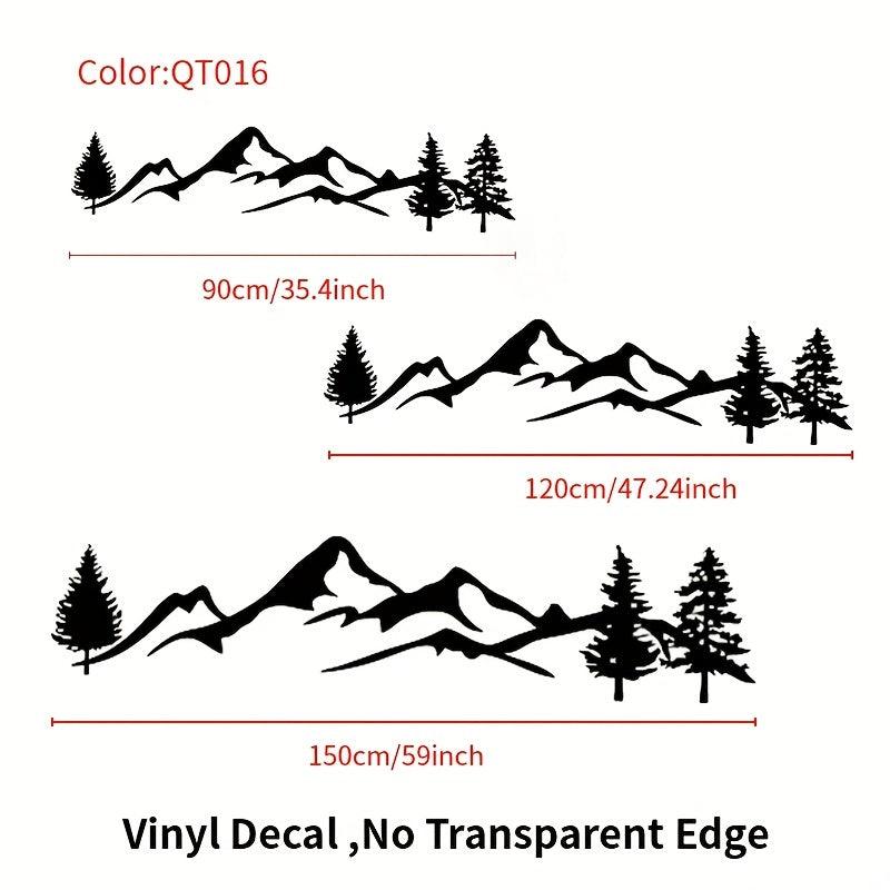 Mountain Tree Forest RV Graphic Vinyl Sticker