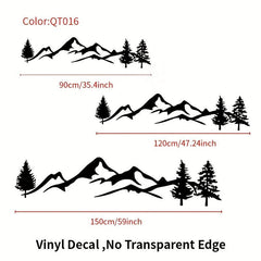 Mountain Tree Forest RV Graphic Vinyl Sticker