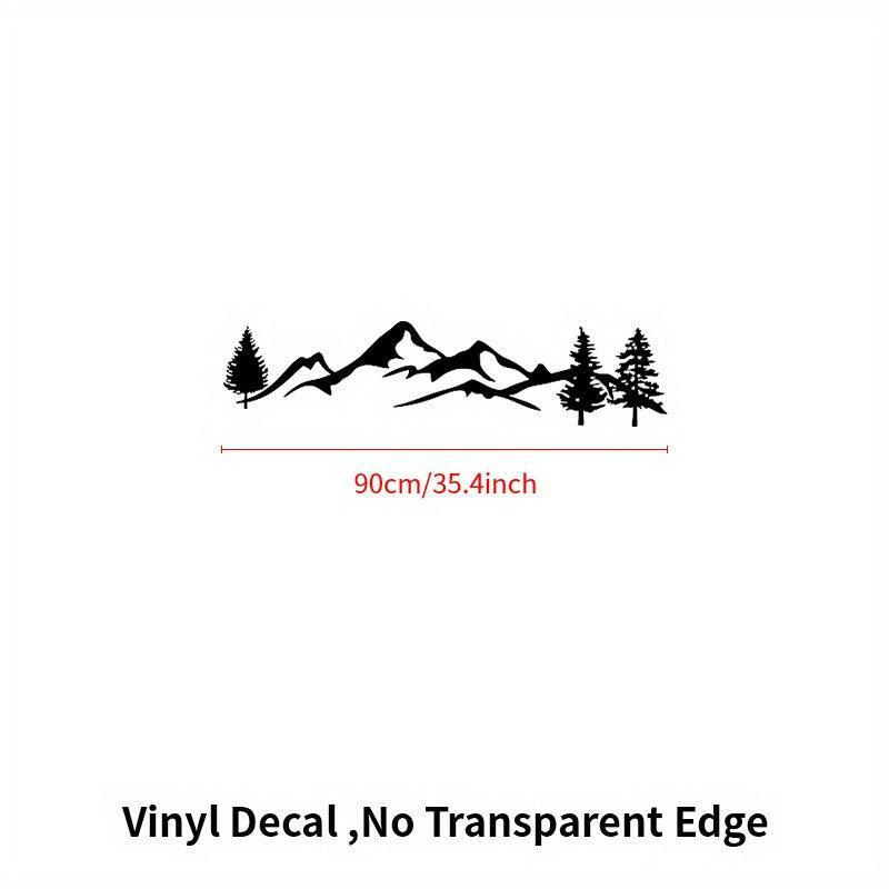 Mountain Tree Forest RV Graphic Vinyl Sticker