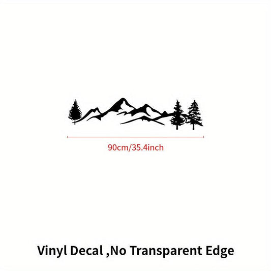 Mountain Tree Forest RV Graphic Vinyl Sticker