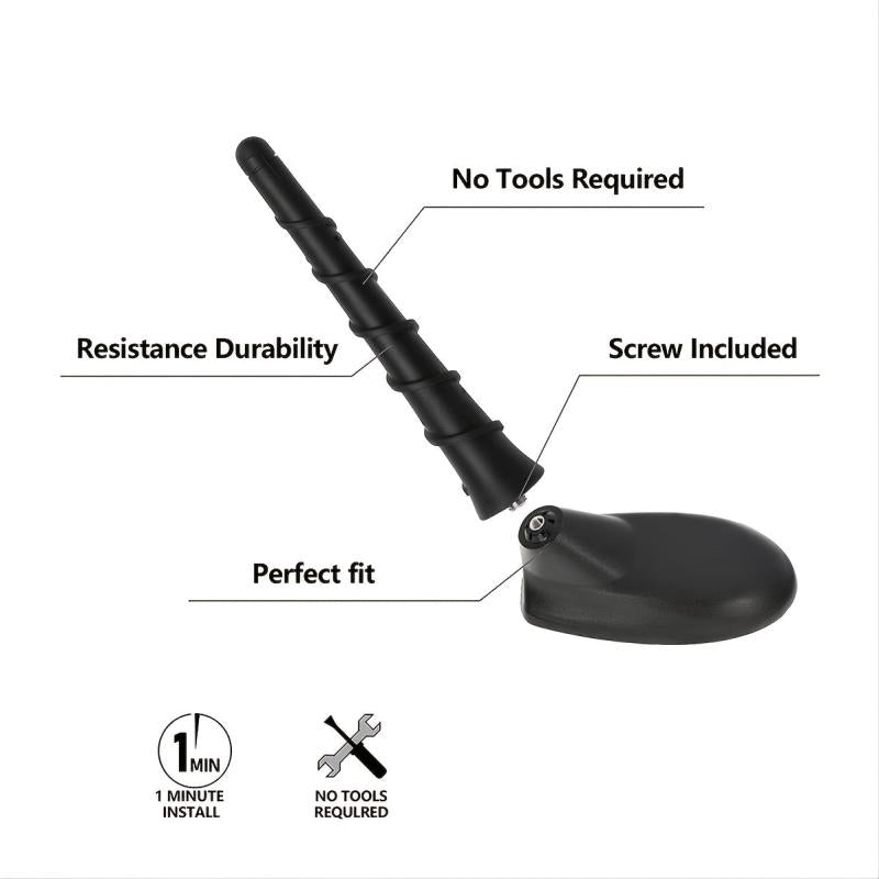 Spiral Bending Car Antenna - AM FM Reception Replacement