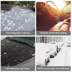 Universal Car Windshield Cover - Protect from Snow, Ice, Rain, Dust & Frost