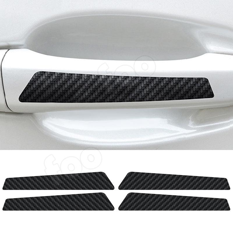 Car Door Bowl Stickers Carbon Fiber Pattern Handle Stickers 4pcs/8pcs Set