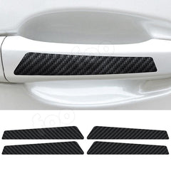 Car Door Bowl Stickers Carbon Fiber Pattern Handle Stickers 4pcs/8pcs Set