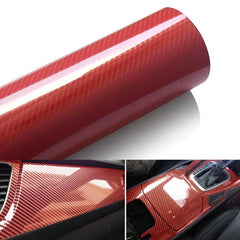 5D Carbon Fiber Vinyl Film Wrap Sticker Decals Car Styling