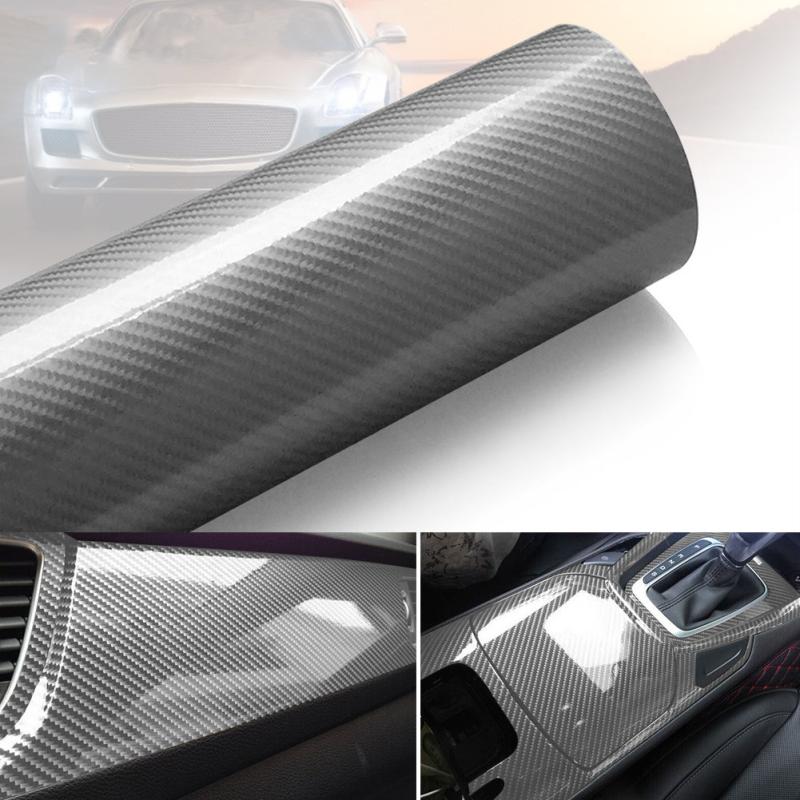 5D Carbon Fiber Vinyl Film Wrap Sticker Decals Car Styling