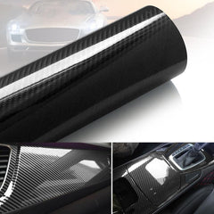 5D Carbon Fiber Vinyl Film Wrap Sticker Decals Car Styling