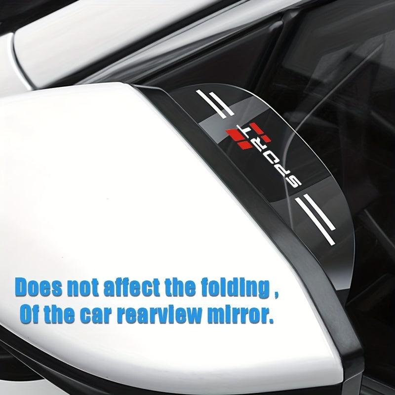 2pcs PVC Car Rearview Mirror Rain Cover Car Accessories