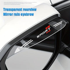 2pcs PVC Car Rearview Mirror Rain Cover Car Accessories