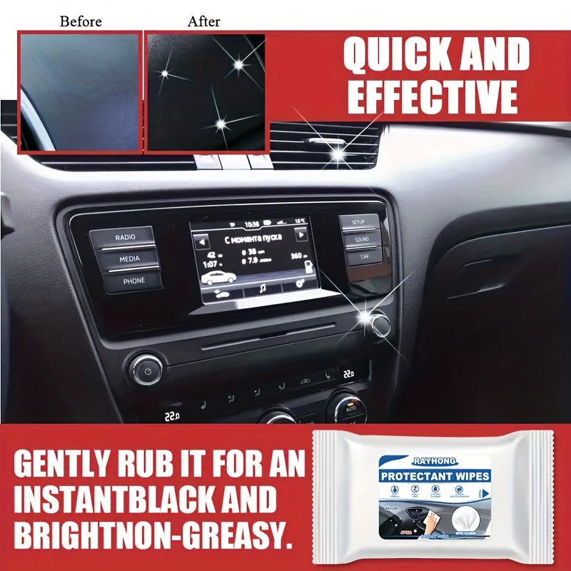 Car Faux Leather Cleaning Wipe Seat Interior Wash Decontamination