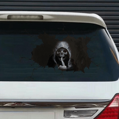 Halloween Skull Window Stickers 1pc or 2pcs