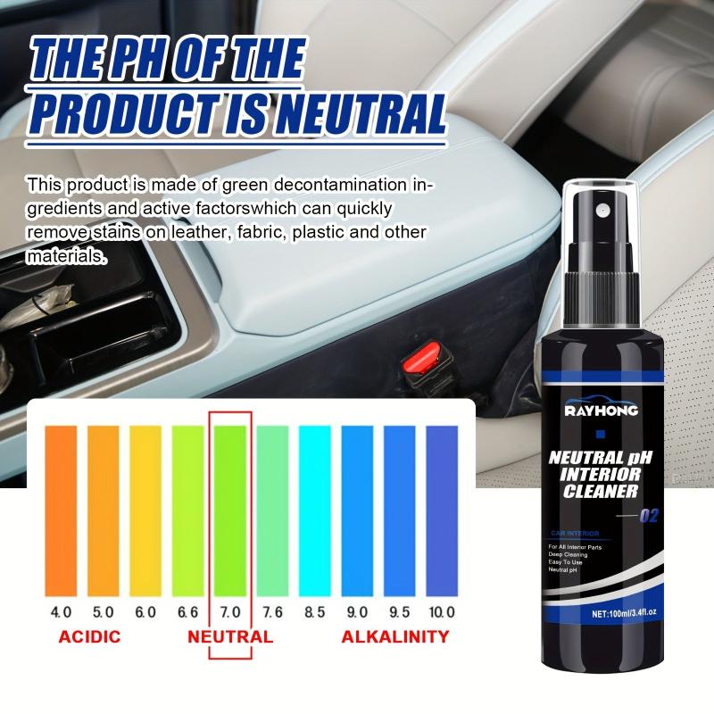 Car Faux Leather Cleaner for Interior Steering Wheel Storage Box Seat