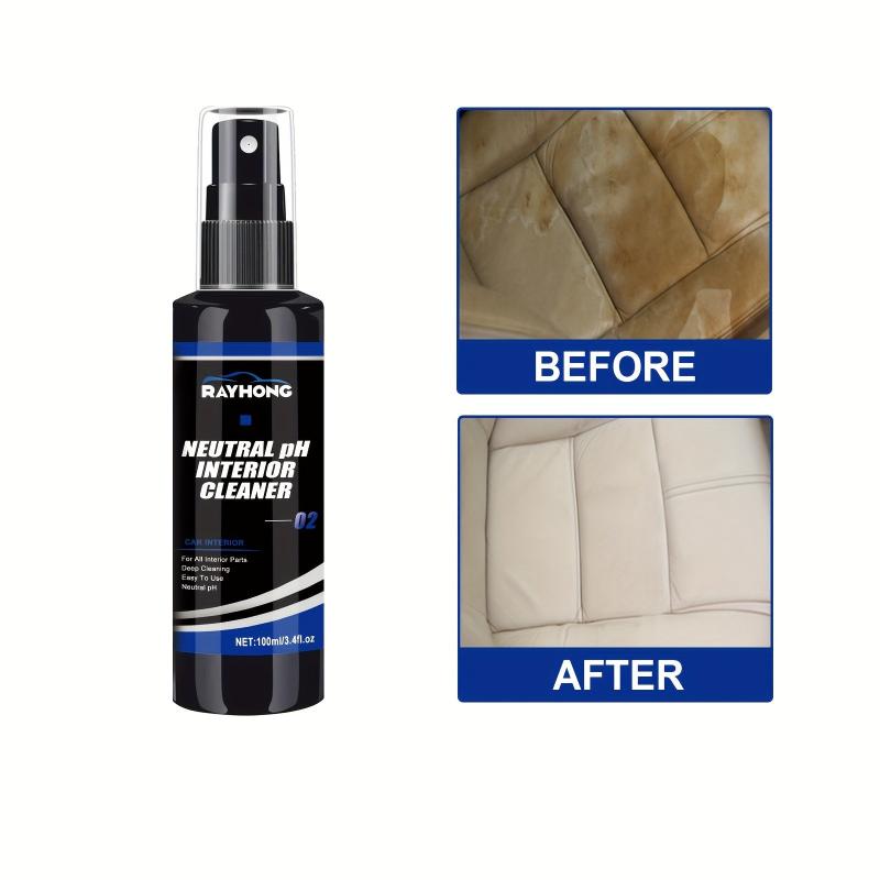 Car Faux Leather Cleaner for Interior Steering Wheel Storage Box Seat