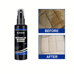 Car Faux Leather Cleaner for Interior Steering Wheel Storage Box Seat