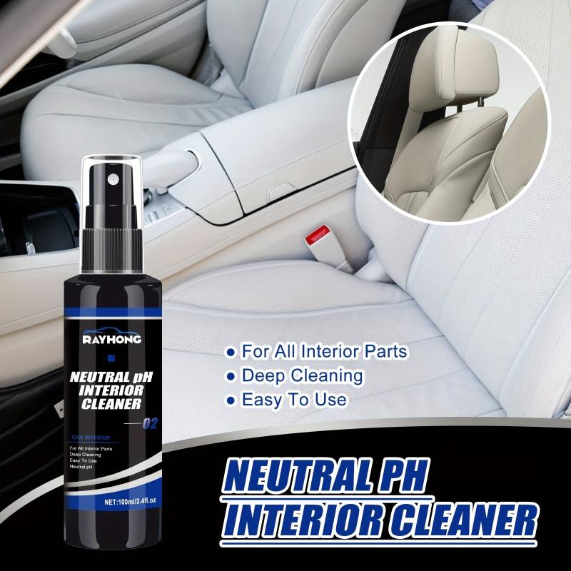 Car Faux Leather Cleaner for Interior Steering Wheel Storage Box Seat