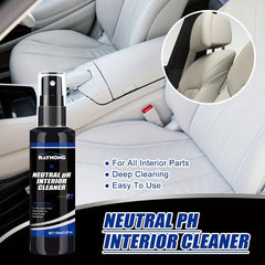 Car Faux Leather Cleaner for Interior Steering Wheel Storage Box Seat