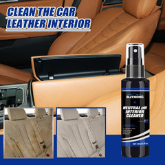 Car Faux Leather Cleaner for Interior Steering Wheel Storage Box Seat
