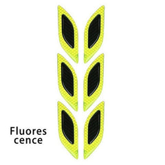 6Pcs 3D Reflective Car Styling Strips Set
